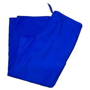 SB scrubs royal blue pants petite large